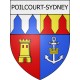 poilcourt-sydney 08 ville Stickers blason autocollant adhésif
