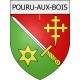 pouru-aux-bois 08 ville Stickers blason autocollant adhésif