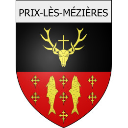 prix-lès-mézières 08 ville Stickers blason autocollant adhésif