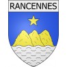 rancennes 08 ville Stickers blason autocollant adhésif