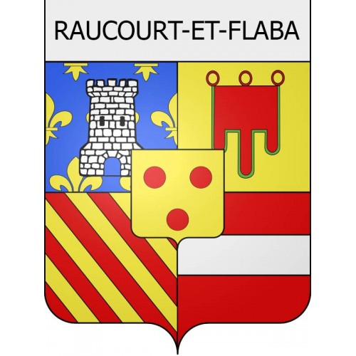 raucourt-et-flaba 08 ville Stickers blason autocollant adhésif