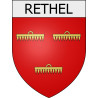 rethel 08 ville Stickers blason autocollant adhésif