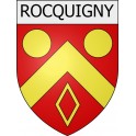rocquigny 08 ville Stickers blason autocollant adhésif