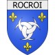 Pegatinas escudo de armas de Rocroi adhesivo de la etiqueta engomada