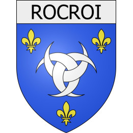 rocroi 08 ville Stickers blason autocollant adhésif