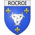 Pegatinas escudo de armas de Rocroi adhesivo de la etiqueta engomada