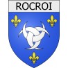 rocroi 08 ville Stickers blason autocollant adhésif