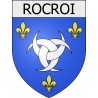 Stickers coat of arms Rocroi adhesive sticker