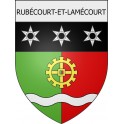 rubécourt-et-lamécourt 08 ville Stickers blason autocollant adhésif
