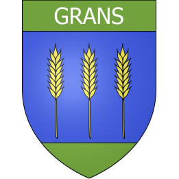 Grans Sticker wappen, gelsenkirchen, augsburg, klebender aufkleber