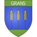 Stickers coat of arms Grans adhesive sticker