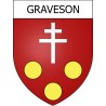 Adesivi stemma Graveson adesivo