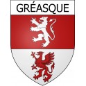 Stickers coat of arms Gréasque adhesive sticker