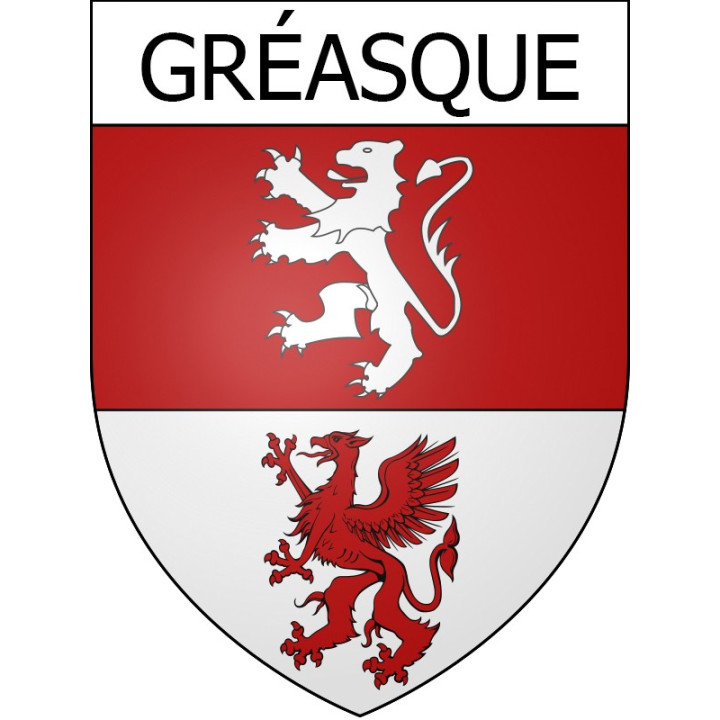 Stickers coat of arms Gréasque adhesive sticker