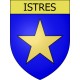Pegatinas escudo de armas de Istres adhesivo de la etiqueta engomada
