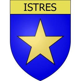 Stickers coat of arms Istres adhesive sticker