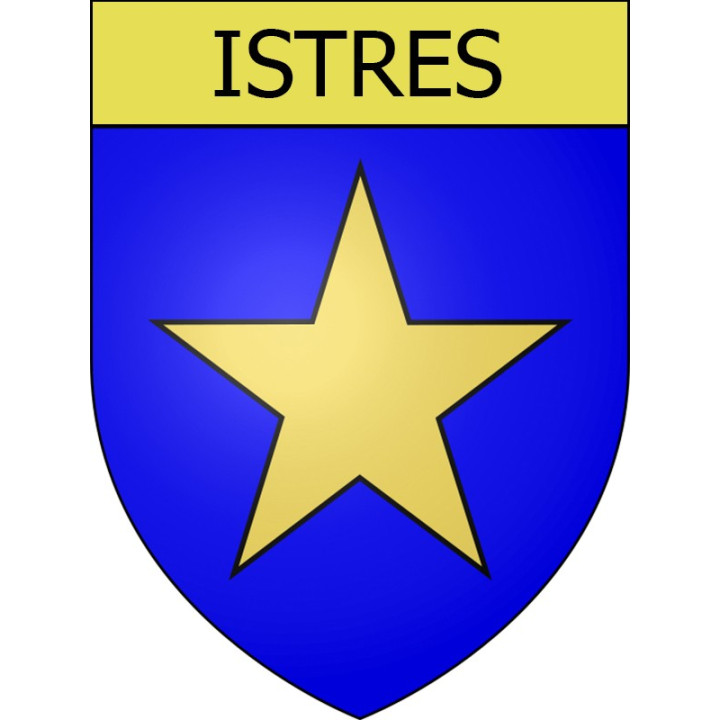 Istres Sticker wappen, gelsenkirchen, augsburg, klebender aufkleber