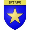Pegatinas escudo de armas de Istres adhesivo de la etiqueta engomada