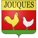Jouques 13 ville Stickers blason autocollant adhésif