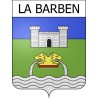 La Barben Sticker wappen, gelsenkirchen, augsburg, klebender aufkleber