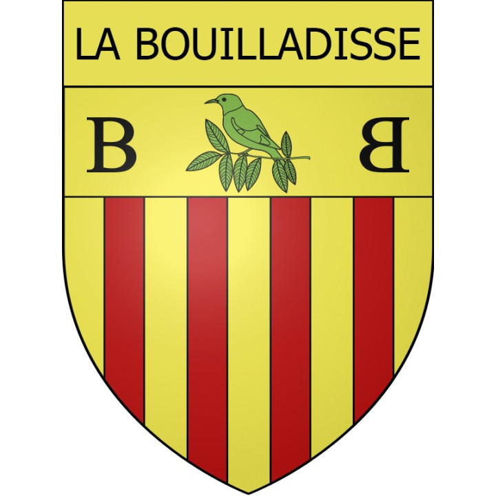 La Bouilladisse Sticker wappen, gelsenkirchen, augsburg, klebender aufkleber