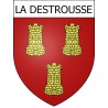 La Destrousse 13 ville Stickers blason autocollant adhésif