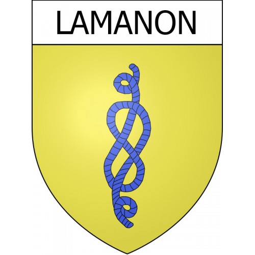 Lamanon Sticker wappen, gelsenkirchen, augsburg, klebender aufkleber