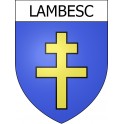 Stickers coat of arms Lambesc adhesive sticker