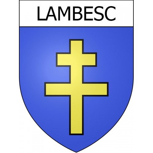 Lambesc 13 ville Stickers blason autocollant adhésif