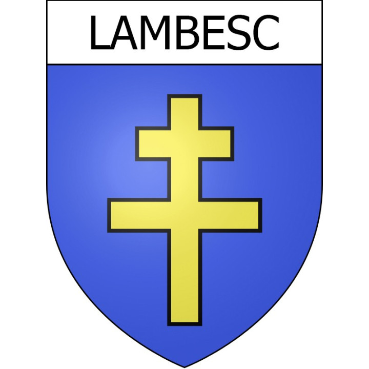Stickers coat of arms Lambesc adhesive sticker