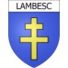 Stickers coat of arms Lambesc adhesive sticker
