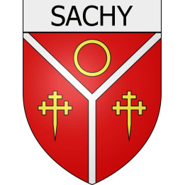 sachy 08 ville Stickers blason autocollant adhésif