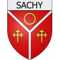 sachy 08 ville Stickers blason autocollant adhésif