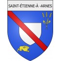 saint-étienne-à-arnes 08 ville Stickers blason autocollant adhésif
