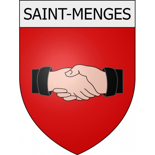 saint-menges 08 ville Stickers blason autocollant adhésif