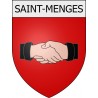 saint-menges 08 ville Stickers blason autocollant adhésif