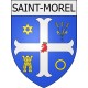 saint-morel 08 ville Stickers blason autocollant adhésif
