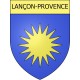 Pegatinas escudo de armas de Lançon-Provence adhesivo de la etiqueta engomada