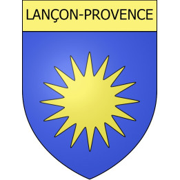 Stickers coat of arms Lançon-Provence adhesive sticker