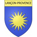 Stickers coat of arms Lançon-Provence adhesive sticker