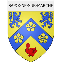 sapogne-sur-marche 08 ville Stickers blason autocollant adhésif