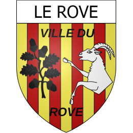 Stickers coat of arms Le Rove adhesive sticker