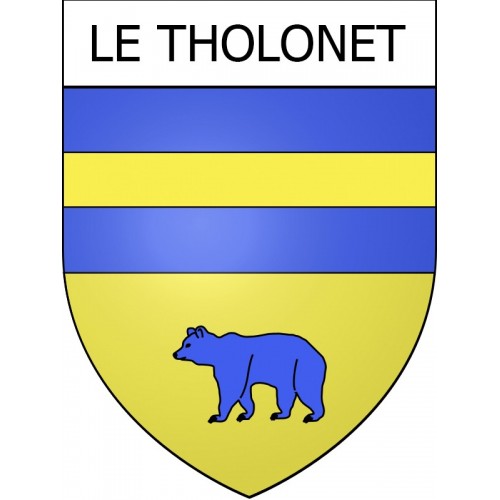 Le Tholonet Sticker wappen, gelsenkirchen, augsburg, klebender aufkleber