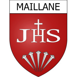 Stickers coat of arms Maillane adhesive sticker