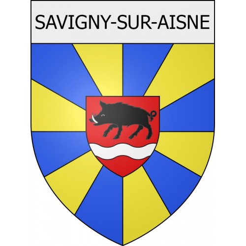 savigny-sur-aisne 08 ville Stickers blason autocollant adhésif