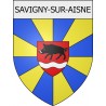 savigny-sur-aisne 08 ville Stickers blason autocollant adhésif