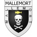 Mallemort 13 ville Stickers blason autocollant adhésif