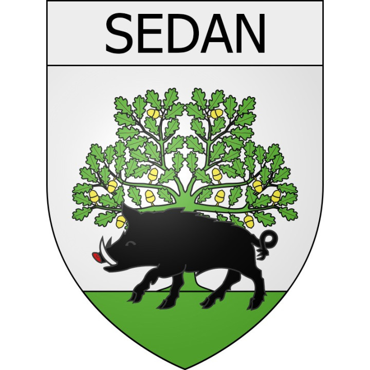 sedan 08 ville Stickers blason autocollant adhésif