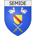 semide 08 ville Stickers blason autocollant adhésif