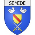 semide 08 ville Stickers blason autocollant adhésif